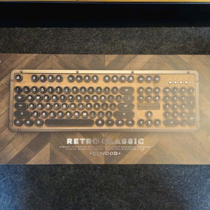 Azio 아지오 레트로 클래식 기계식 풀배열 키보드 (엘우드)