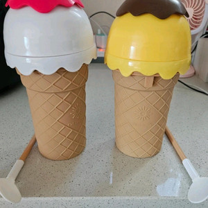 칠팩터 아이스크림 모양 냉동컵 세트