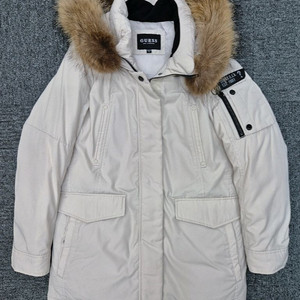 [XS]<게스>화이트 패딩 점퍼