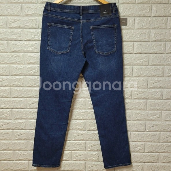 [33-34] 리버클래시 다크블루 세미슬림핏 약기모 데님팬츠--0