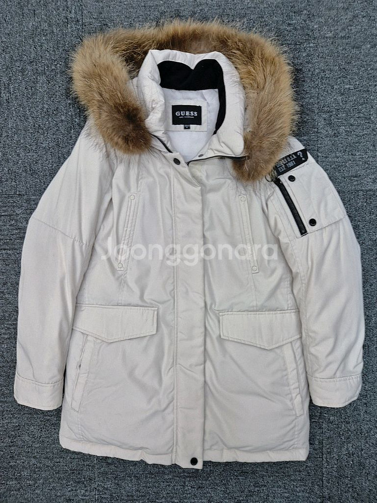 [XS]<게스>화이트 패딩 점퍼--5