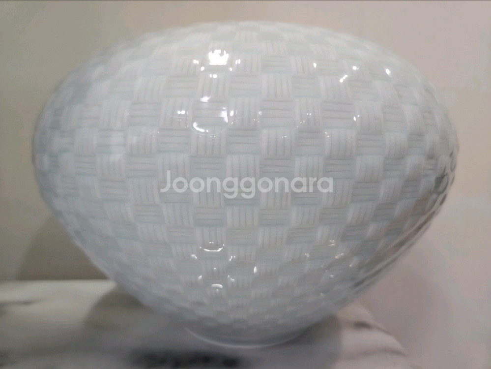 [새상품] 도자기 짜임 화병--0