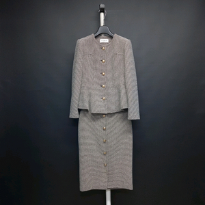 모조에스핀 춘추동 노카라 자켓 스커트 셋업 셋트 55