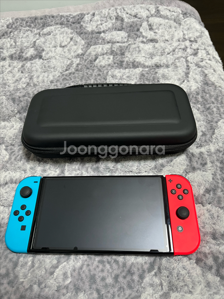 닌텐도 스위치 OLED/케이스/충전기/칩 포함--4