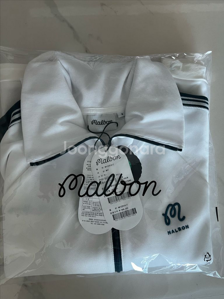 말본골프 여성 트랙 자켓 화이트 S (85호) 새제품 팝니다.--2