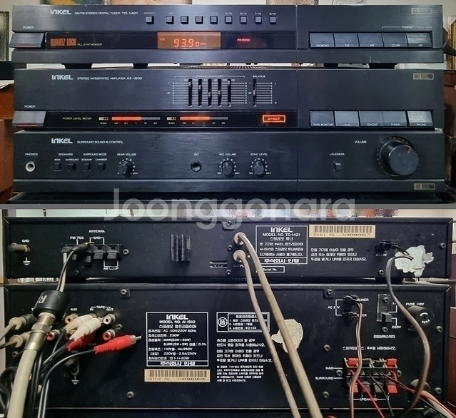 인켈 AI-1510 인티앰프와 TD-1421 튜너--0