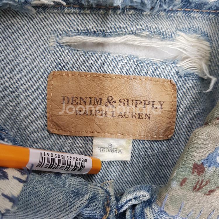 데넴앤서플라이 랄프로렌 웨스턴 청자켓 S 사이즈--2