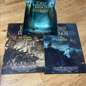 반지의제왕 트릴로지 a3 포스터 미개봉 톨킨 굿즈
