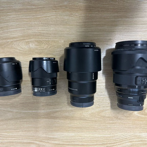 소니 렌즈 3개 세트