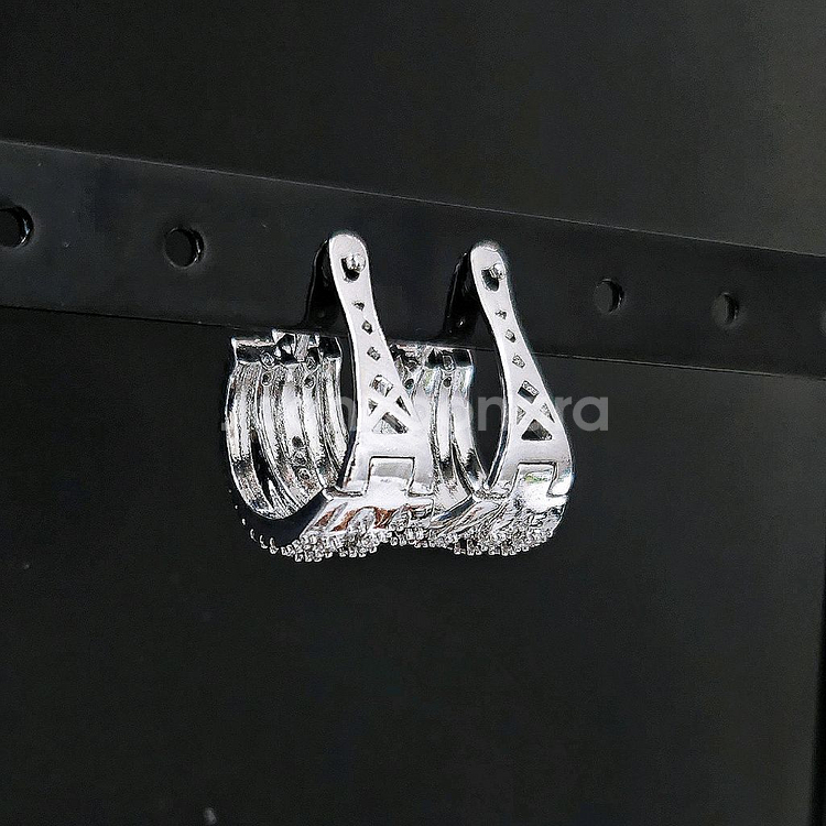 새상품]스와로브스키 스톤 레이어드 링귀걸이/목걸이 반지 팔찌 진주 샤넬 14k 18k 반클리프 루이비통 불가리--2