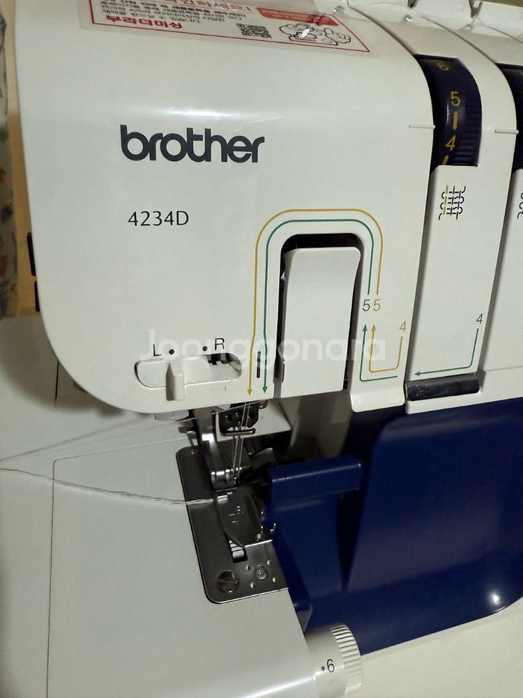 브라더 4234D 재봉틀 오버록--2