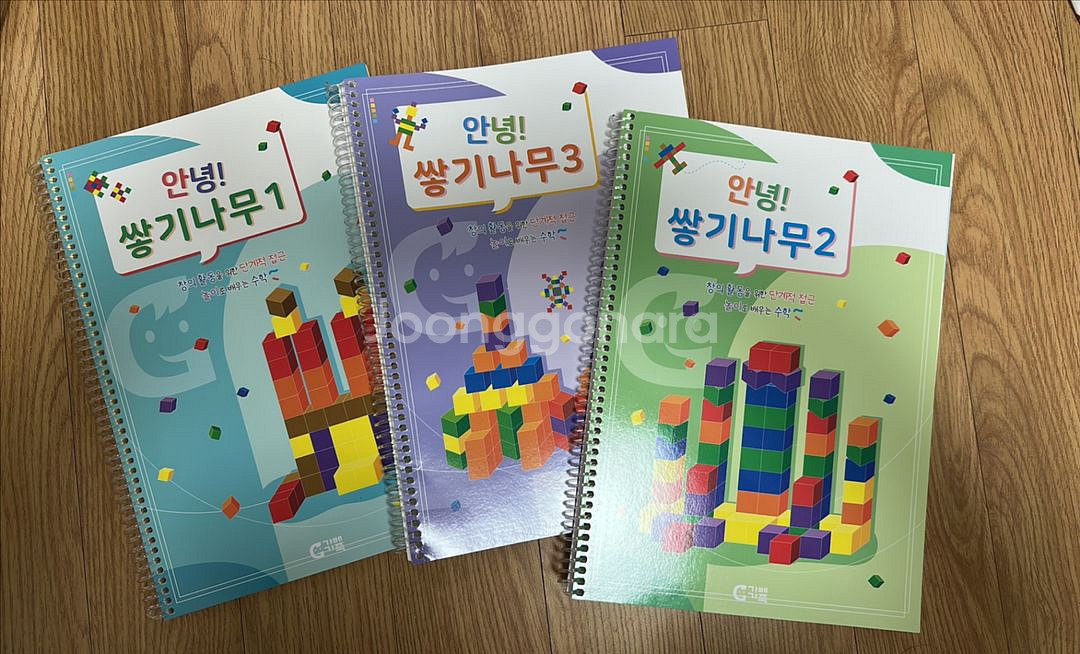 쌍기나무 블록 교구 풀세트--2