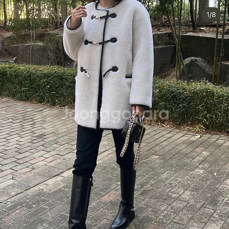 오뮤 시어링무스탕 새상품--2