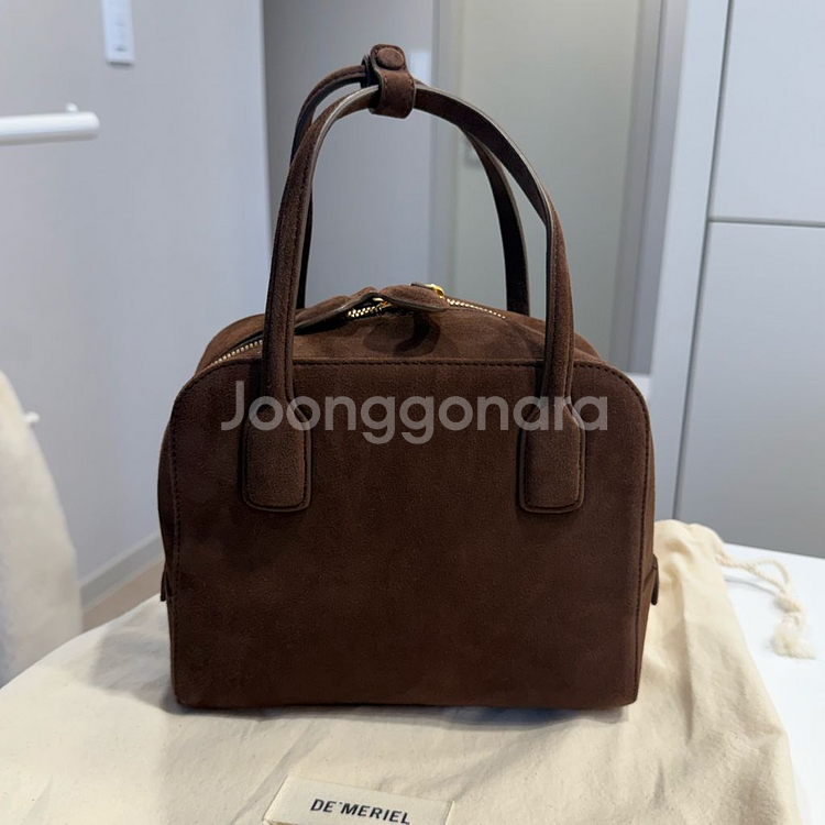 드메리엘 스웨이드 보스턴백 새상품--0