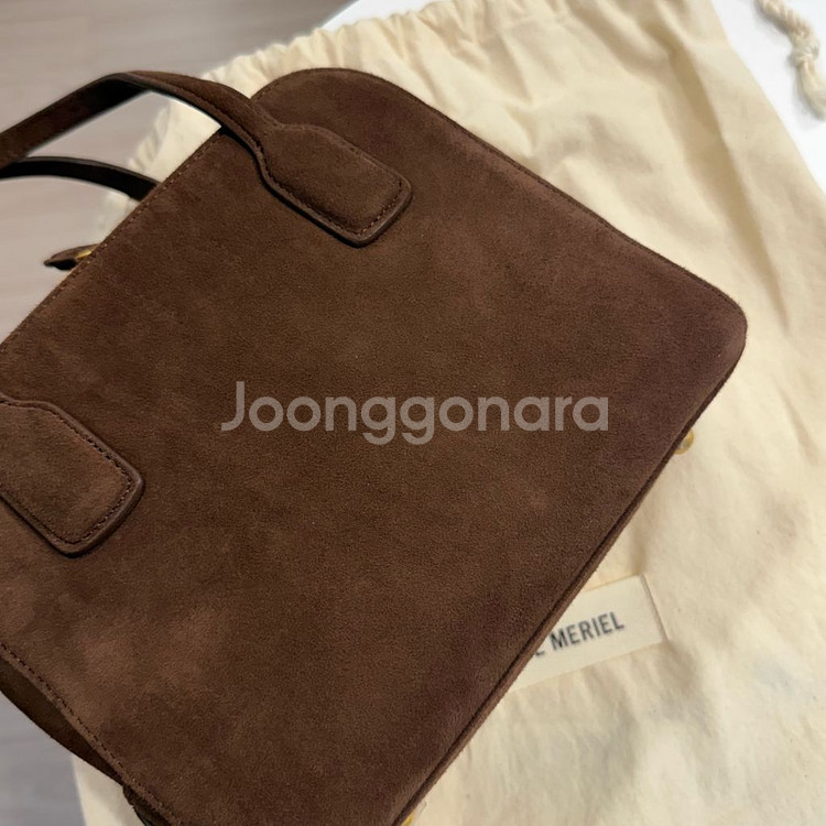 드메리엘 스웨이드 보스턴백 새상품--4