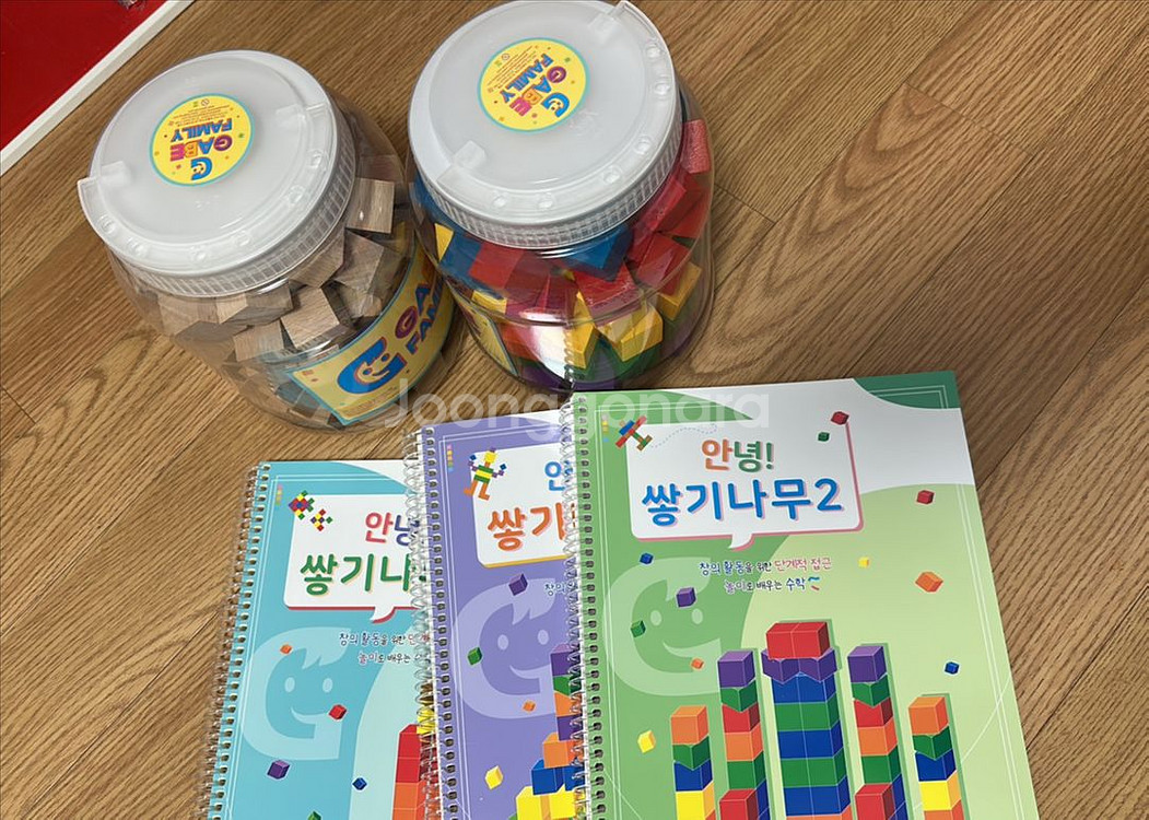 쌍기나무 블록 교구 풀세트--0