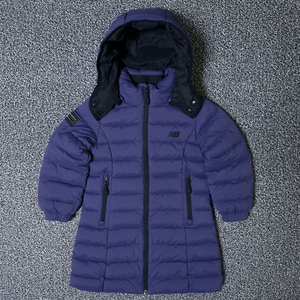 [무료배송][110]뉴발란스 키즈 덕다운 경량 롱패딩