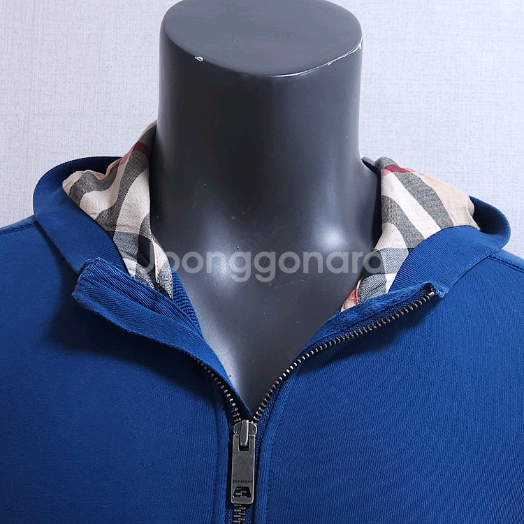 버버리 남성 후드 집업 자켓--1