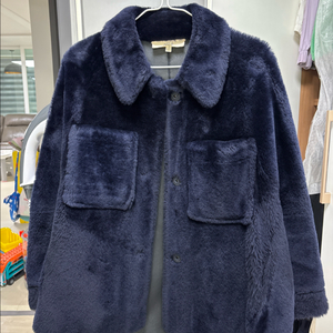 바네사브루노 아떼 박민영 착용 천연 양가죽무스탕 퍼 자켓 퍼코트 55-66