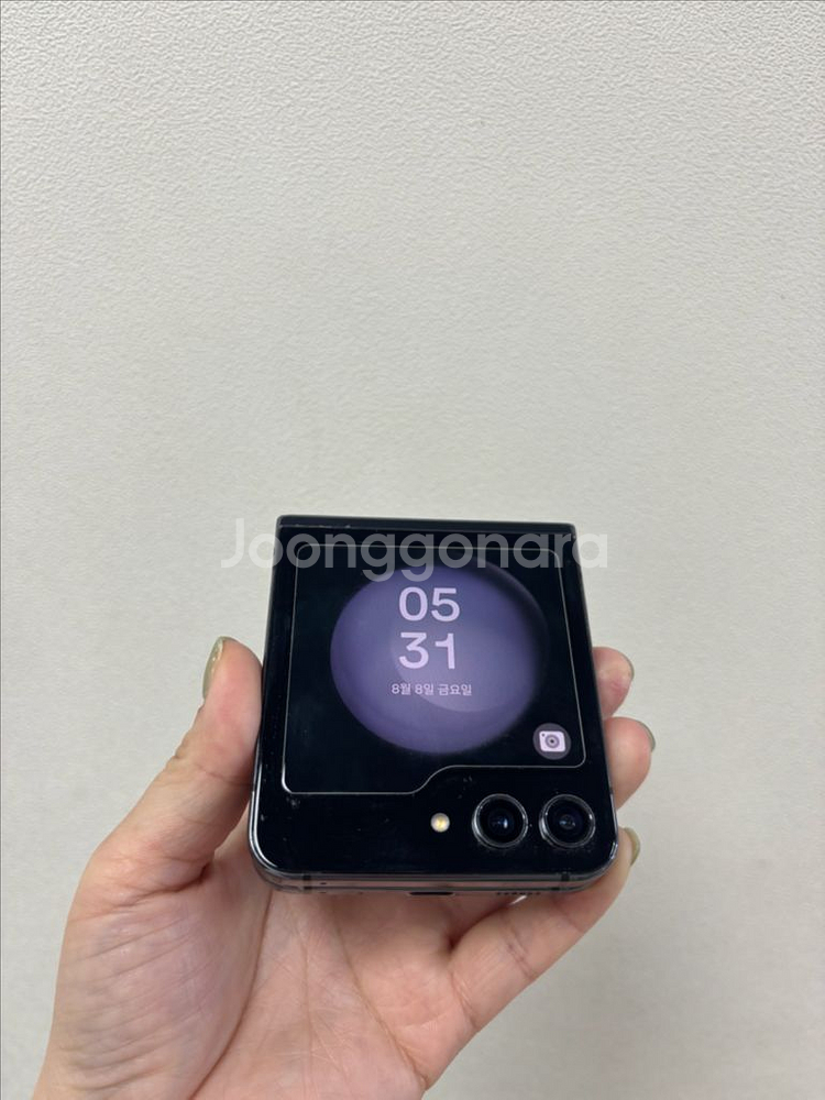 (부산중고폰)갤럭시z플립5 블랙 256기가 판매해요--0