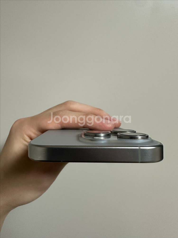 [8]아이폰15 프로 내츄럴티타늄 128GB--5