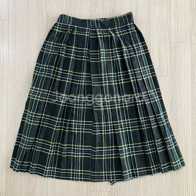 [새상품] 스무드무드 체크 랩 스커트--6