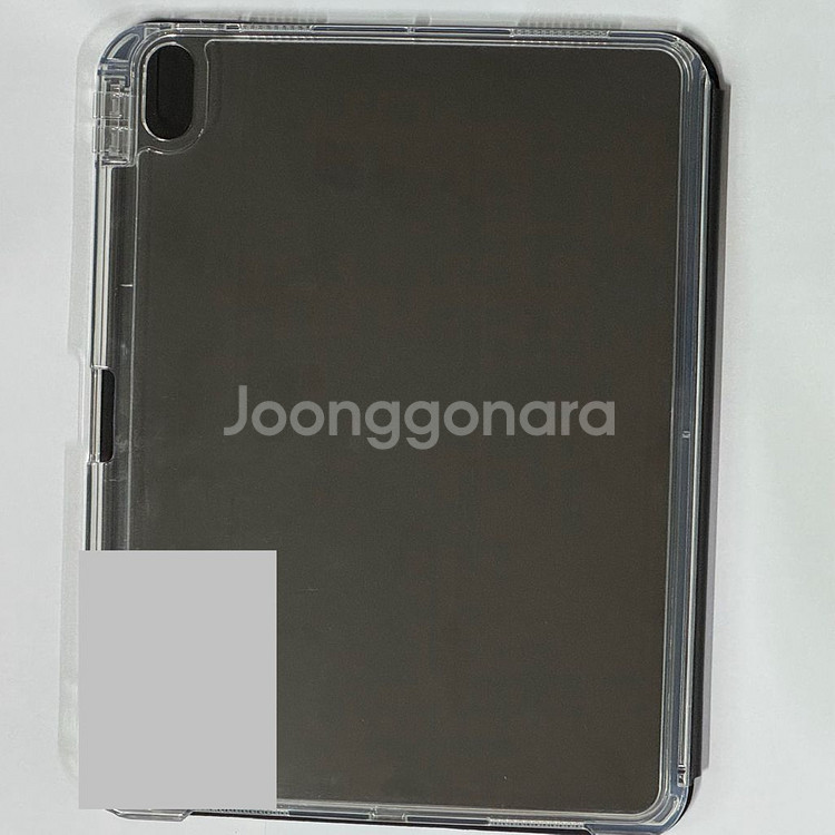 아이패드 에어 m3 11 애플펜슬 수납 분리형 투명케이스 블랙--2
