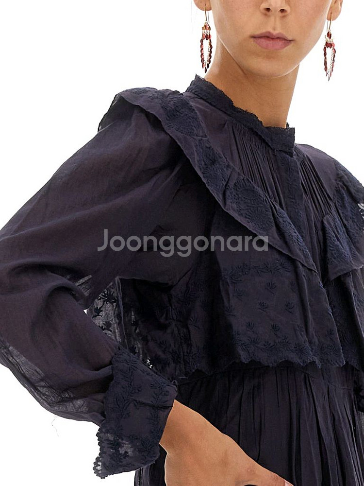 정품 이자벨마랑 림페자 원피스--2