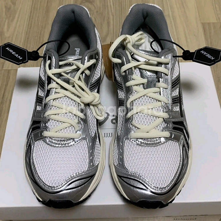 [260] 아식스 x 자운드 젤카야노 14 실버 블랙--1