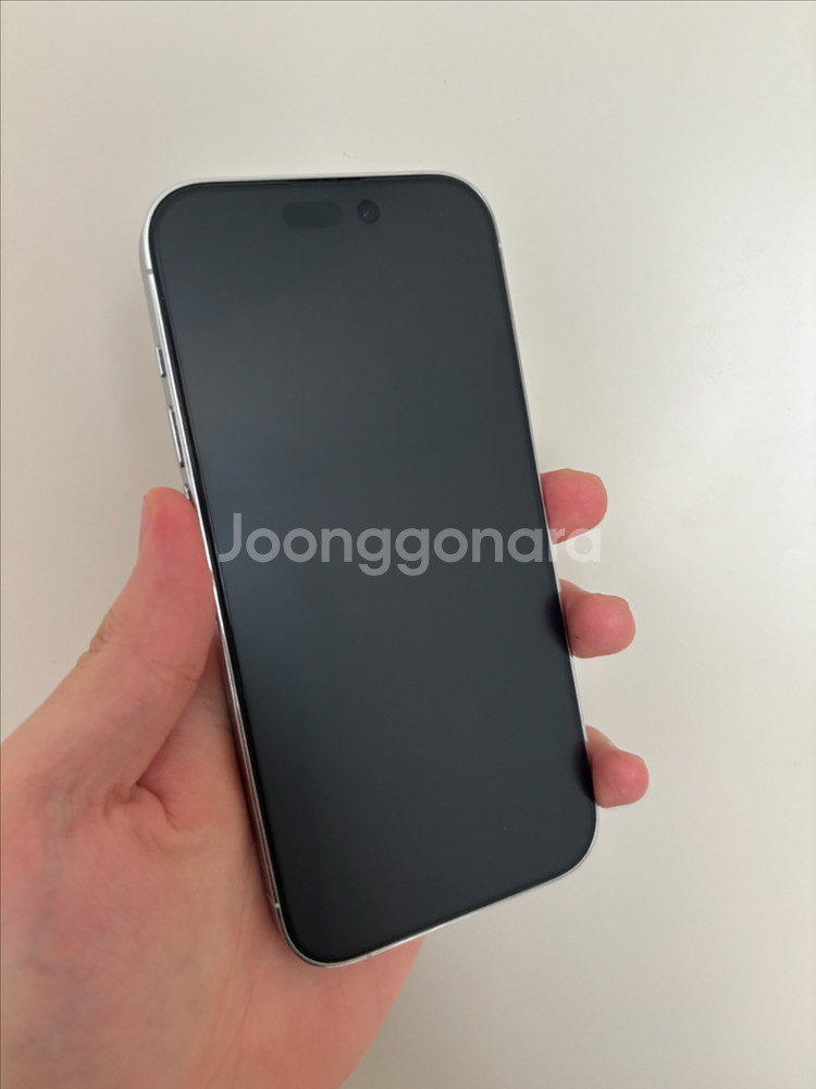 [9]아이폰14 프로 실버 128GB--1