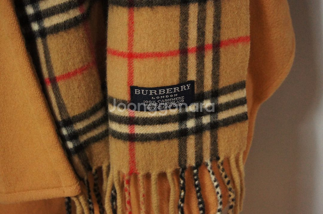 버버리 노바체크 캐시미어 숄코트 여성F--2