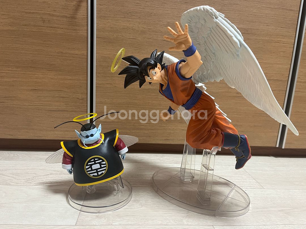 드래곤볼 제일복권 라스트원 천사 손오공&계왕 피규어 판매--2