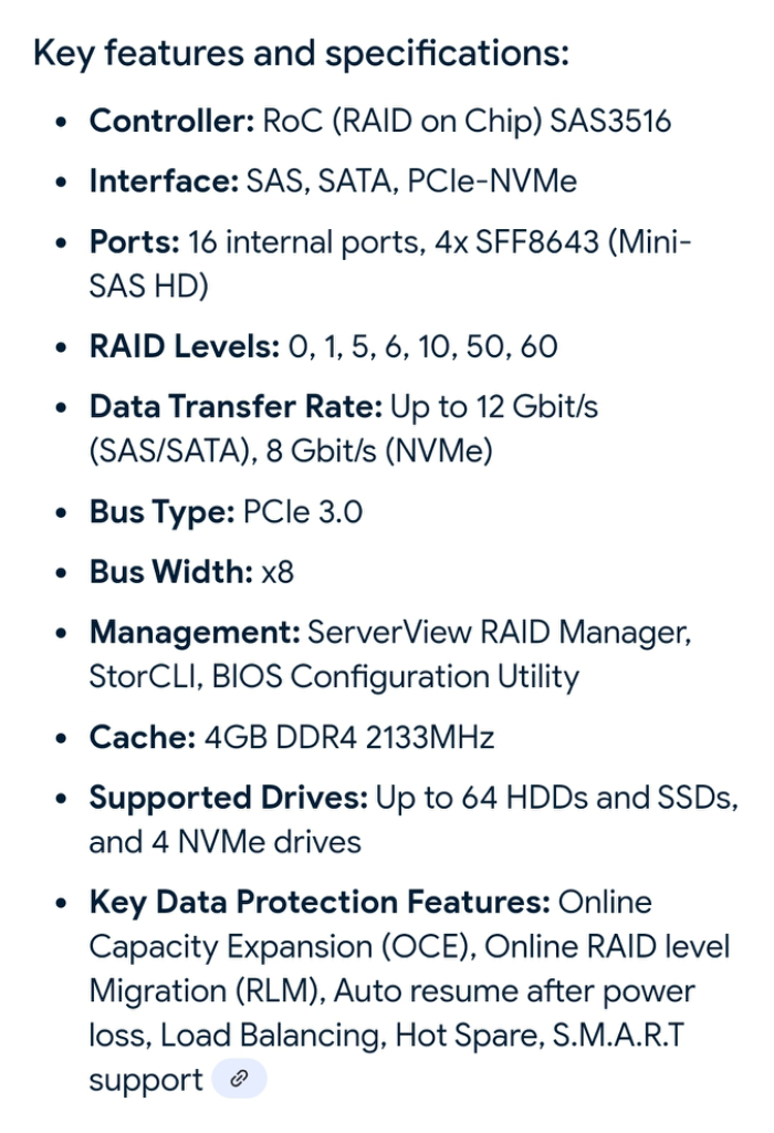 LSI 9460-16i Megaraid--2