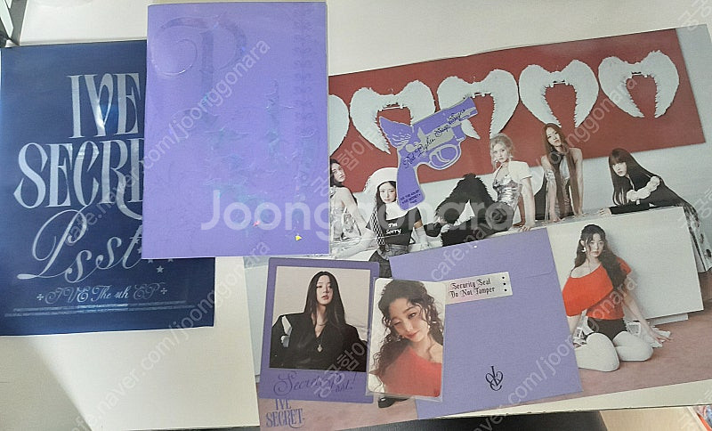 아이브 시크릿 앨범 psst 버전 원영 포카 풀구성--0