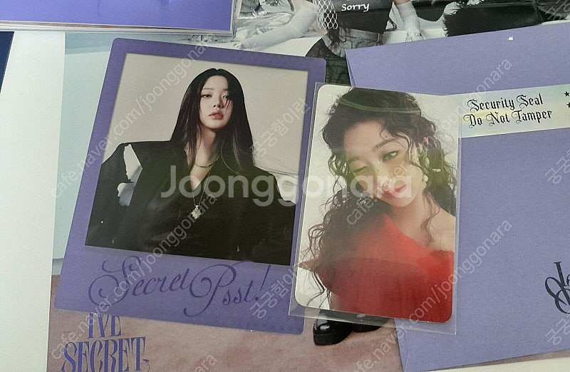 아이브 시크릿 앨범 psst 버전 원영 포카 풀구성--1