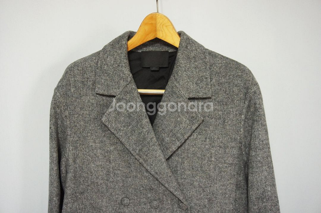 알렉산더왕 그레이 헤링본 코트 여성55-66--1