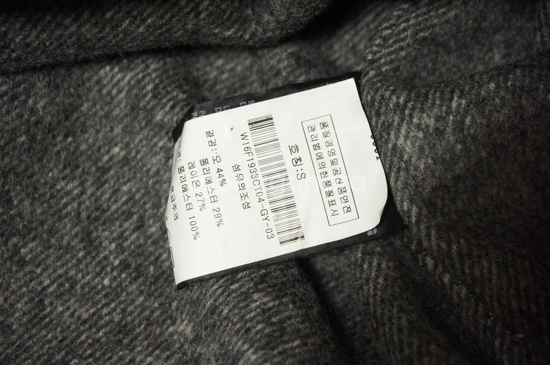 알렉산더왕 그레이 헤링본 코트 여성55-66--5