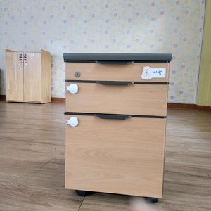 3단 이동식 책상 보조 서랍장