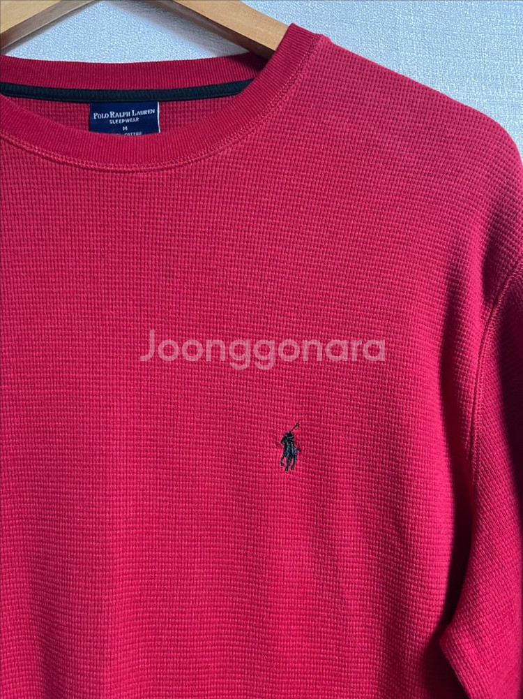 공용 폴로 랄프로렌 와플 맨투맨 티셔츠 M--3