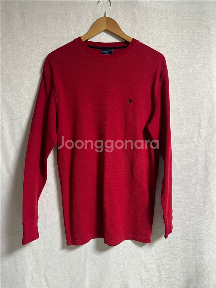 공용 폴로 랄프로렌 와플 맨투맨 티셔츠 M--0