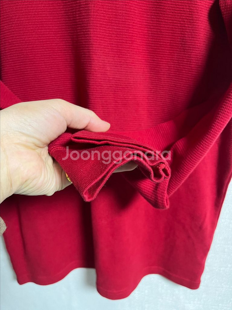 공용 폴로 랄프로렌 와플 맨투맨 티셔츠 M--1