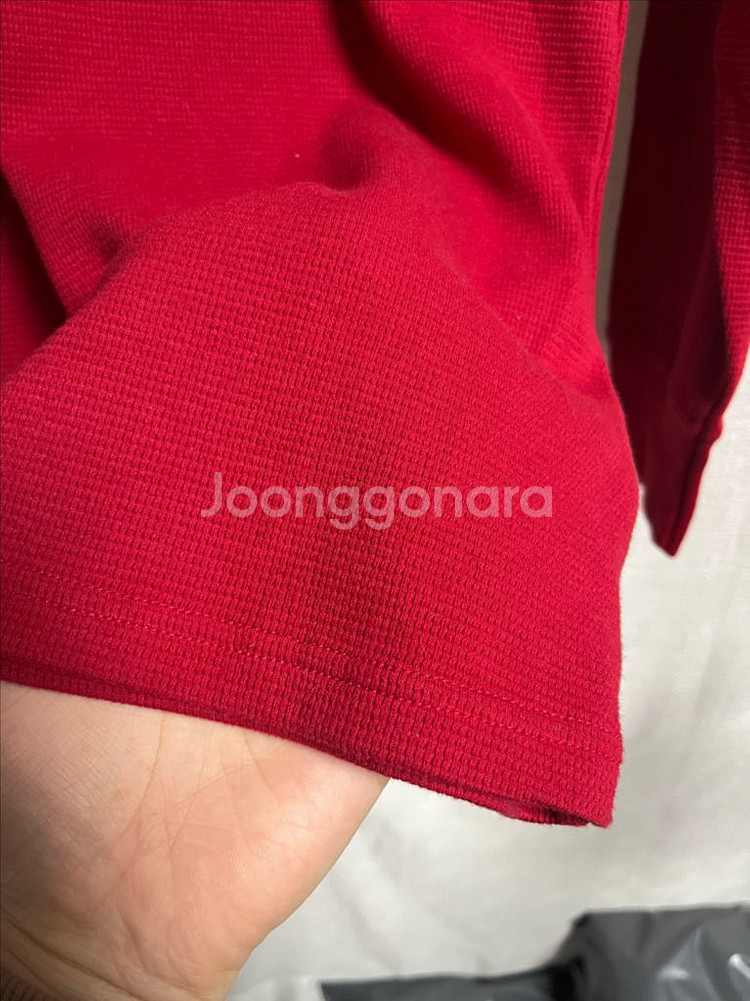 공용 폴로 랄프로렌 와플 맨투맨 티셔츠 M--2