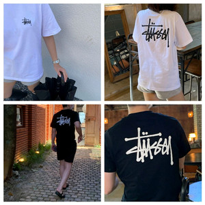 (새상품,재고정리) 스투시 기본 반팔티