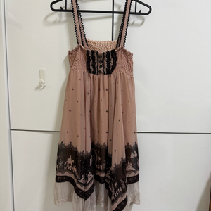 axes femme 핑크 앤틱 나시 원피스 M