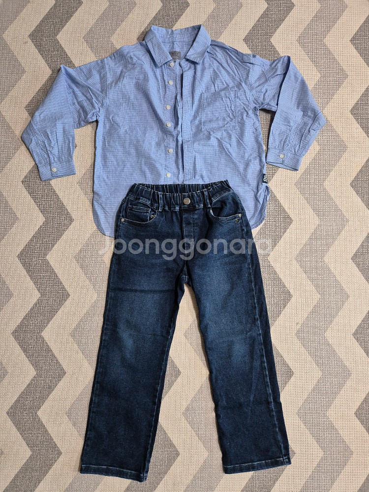 남아 청바지 셔츠 155사이즈 빈 been--0