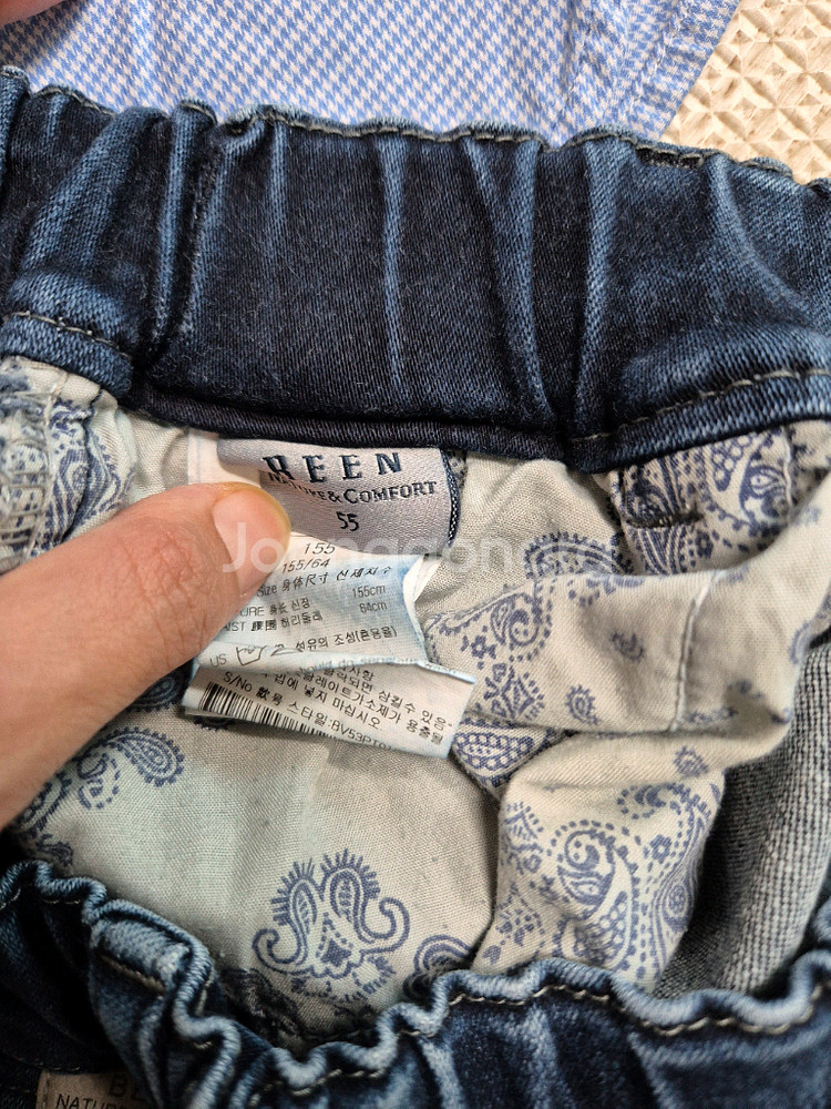 남아 청바지 셔츠 155사이즈 빈 been--1