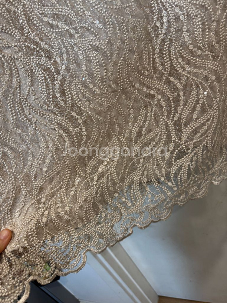 바이씨니 자수 스팽글 스커트--4