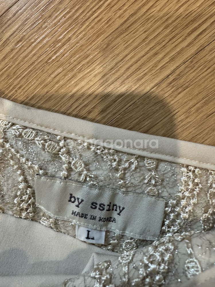 바이씨니 자수 스팽글 스커트--6