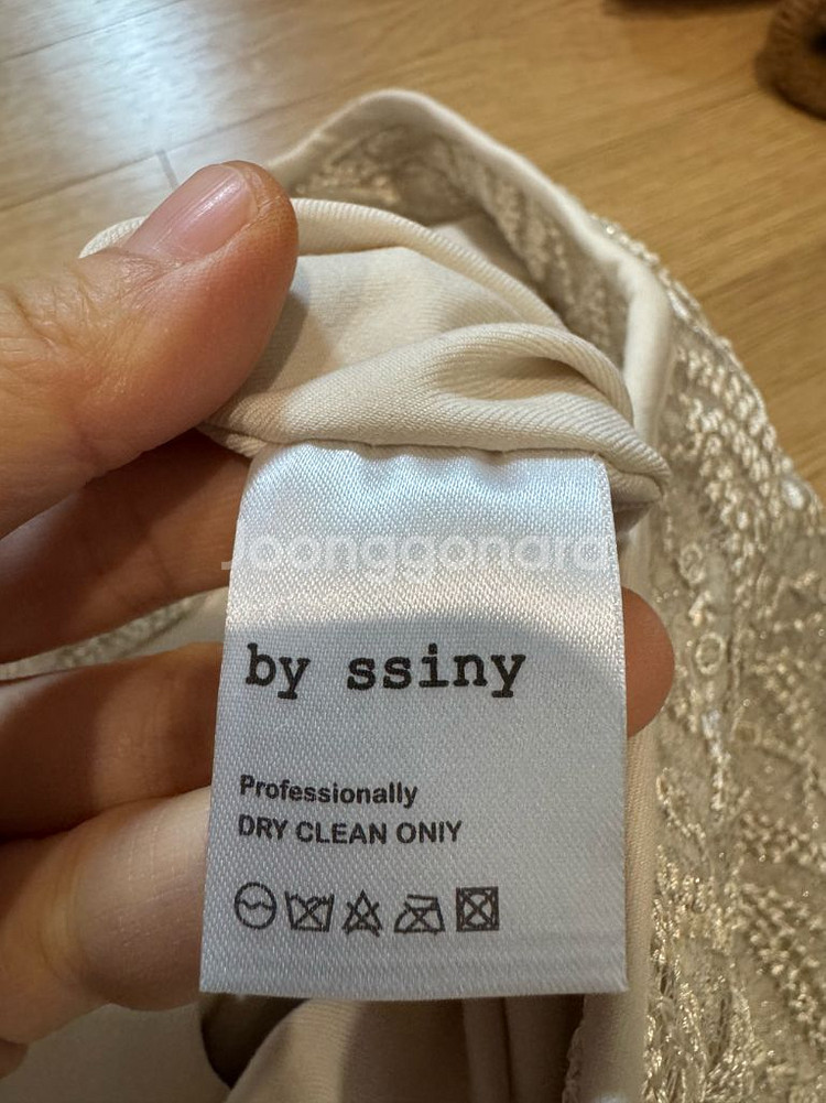 바이씨니 자수 스팽글 스커트--7