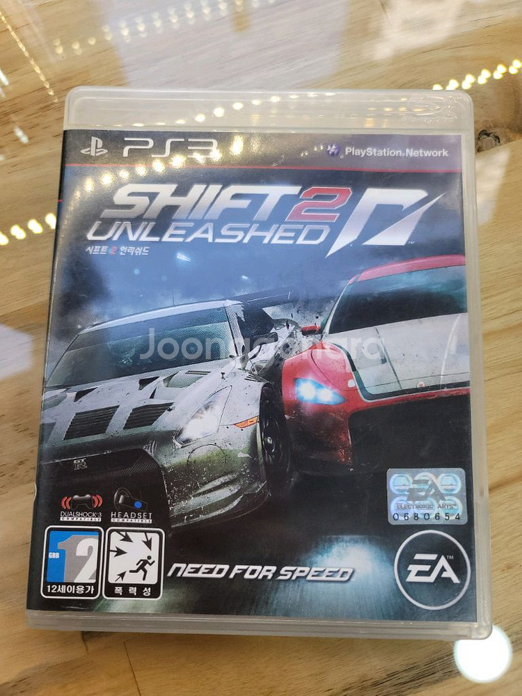PS3 니드포스피드 시프트2 언리쉬드 드라이빙 게임--0
